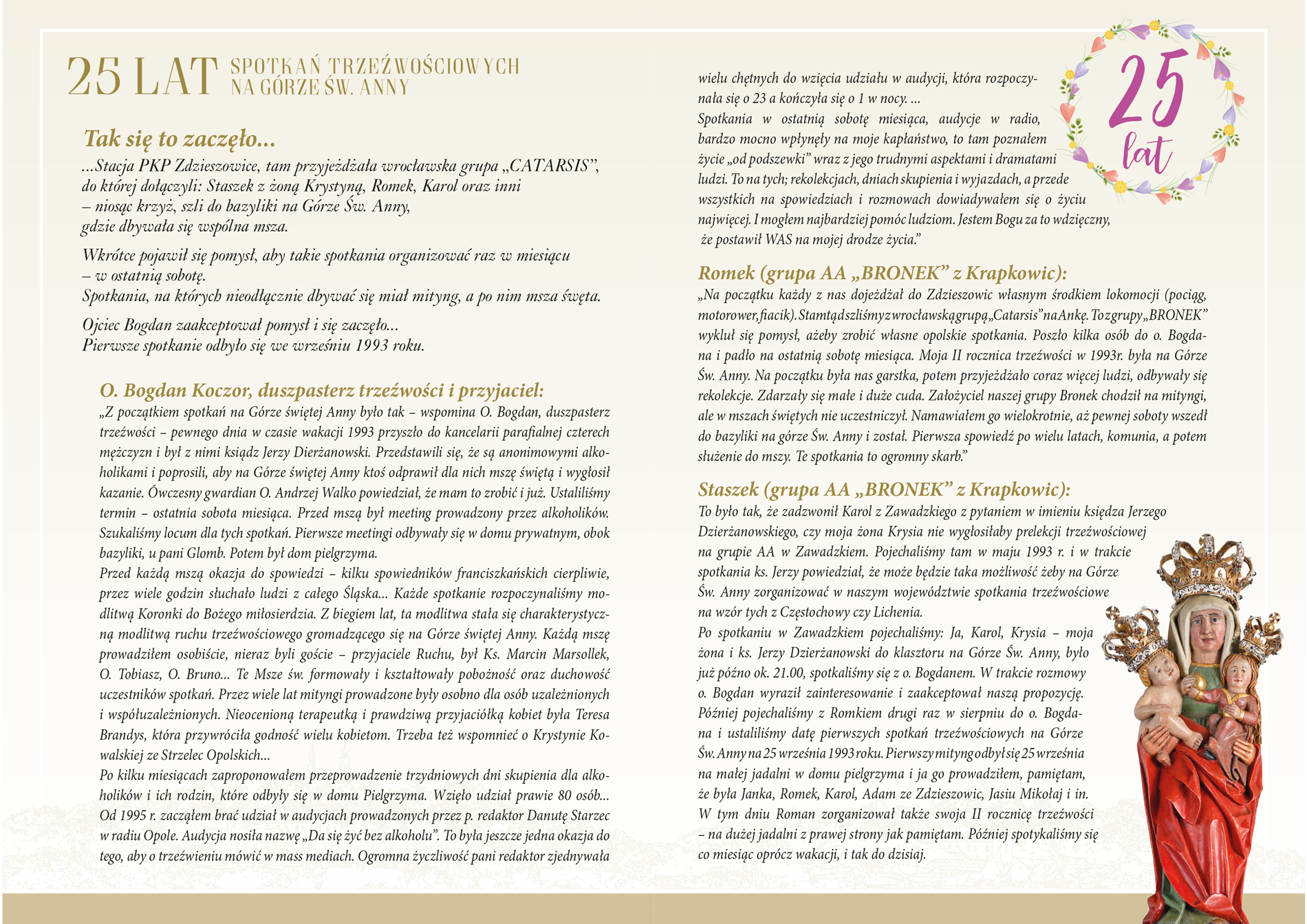 ulotka 25 lat spotkań, strona 2