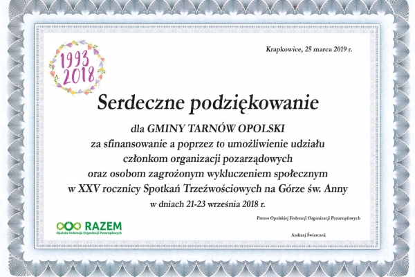 dla Gminy Tarnów Opolski